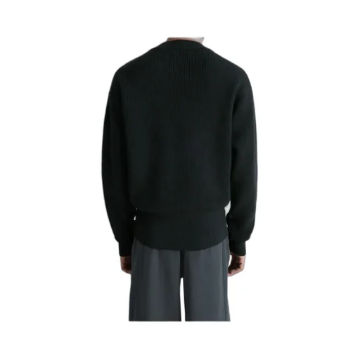 Lemaire Crewneck Ribbed Sweatshirt
