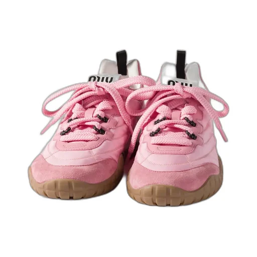 Tyre Technical Fabric And Suede Sneakers