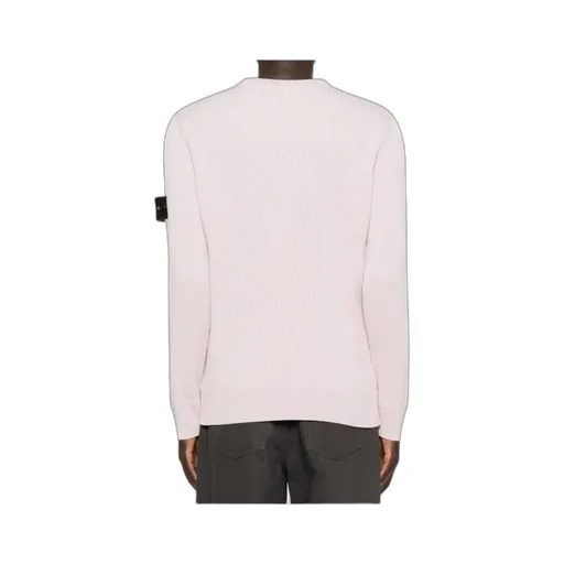 Ribbed Crew-Neck Sweater
