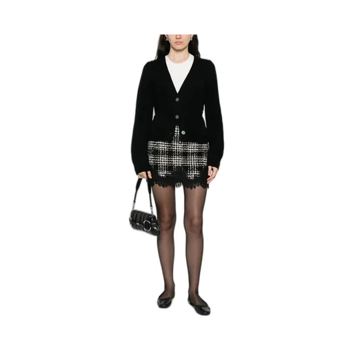 Twinset Bouclé Embroidered Skirt