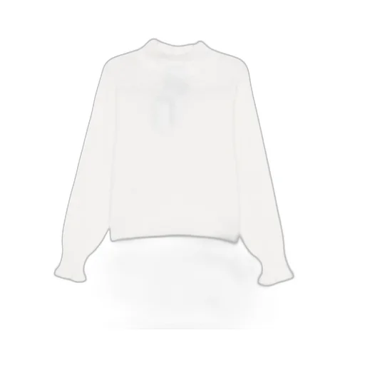 Twinset	Mock-Neck Ruffled Jumper