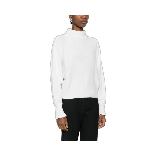 Twinset	Mock-Neck Ruffled Jumper