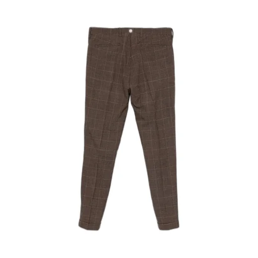 Paul Smith Checked Straight-Leg Trousers