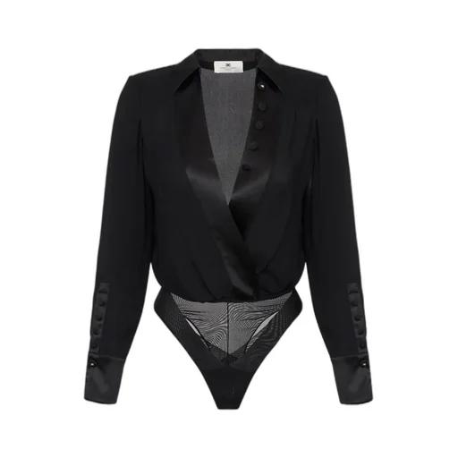 Elisabetta Franchi Satin Georgette Jumpsuit