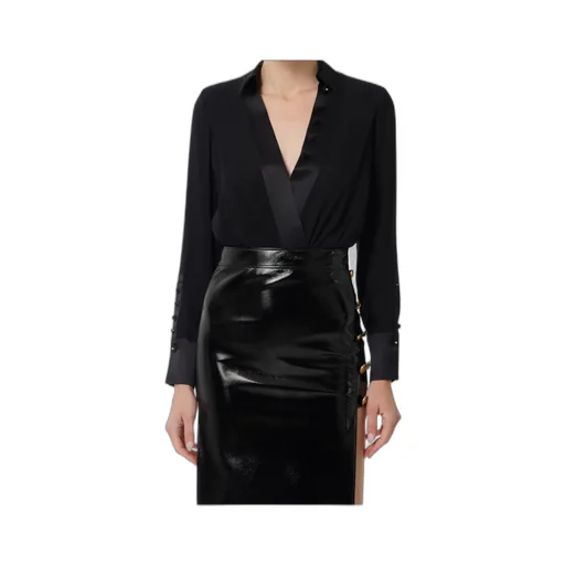 Elisabetta Franchi Satin Georgette Jumpsuit