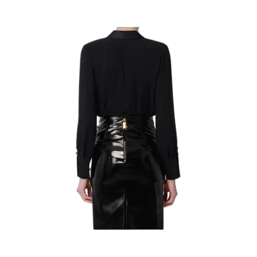 Elisabetta Franchi Satin Georgette Jumpsuit