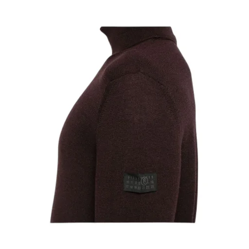 Roll-Neck Panelled Sweater