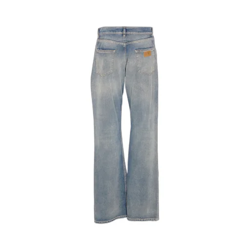 Mm6 Maison Margiela Logo Patch Bootcut Jeans