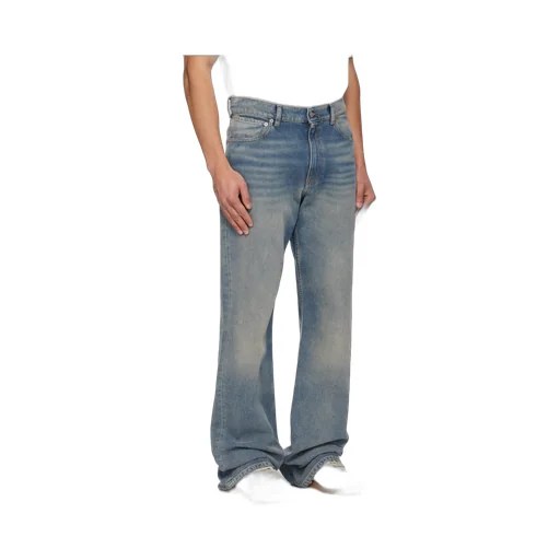 Mm6 Maison Margiela Logo Patch Bootcut Jeans