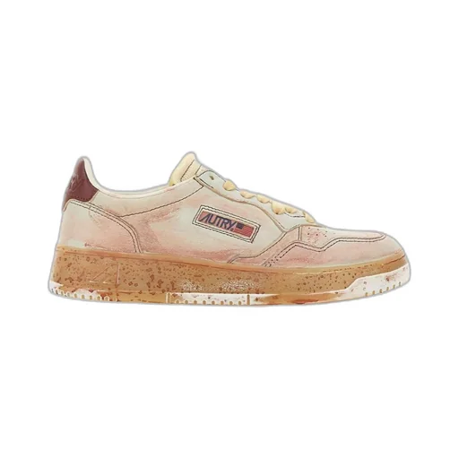 Leather Panelled Sneakers