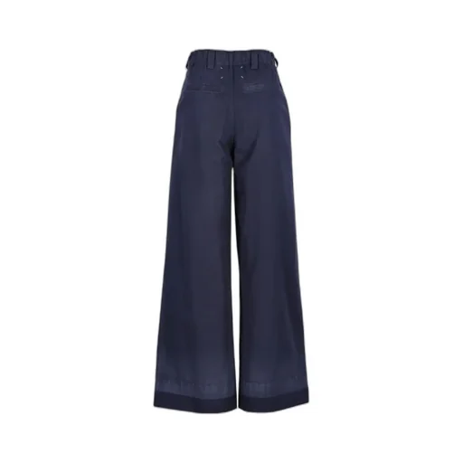 Maison Margiela Wide-Leg Pleated Trousers