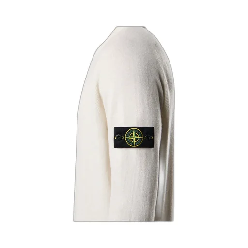 Knit Crewneck Jumper In Light Rws Geelong Wool