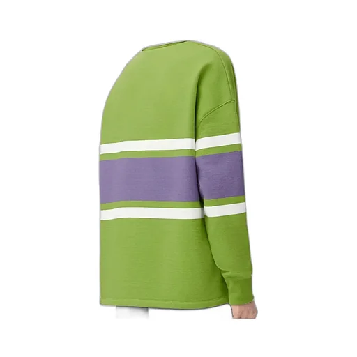 Cotton Long-Sleeved Polo Shirt