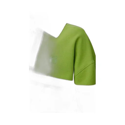 Cotton Long-Sleeved Polo Shirt
