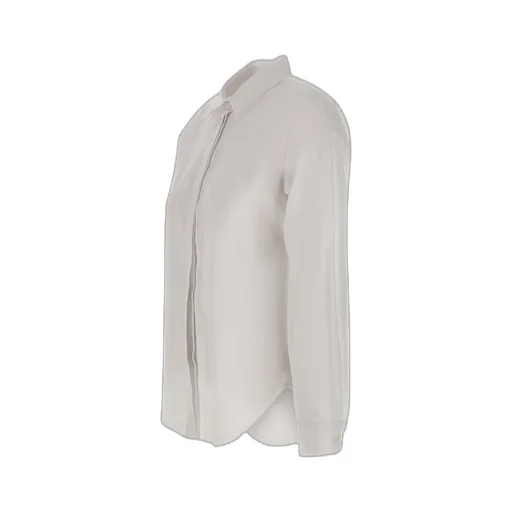 Classic-Collar Cotton Shirt