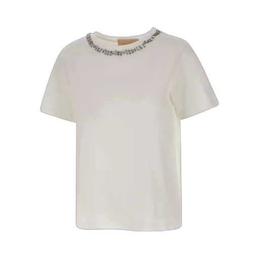 Crystal-Embellished Crew-Neck T-Shirt