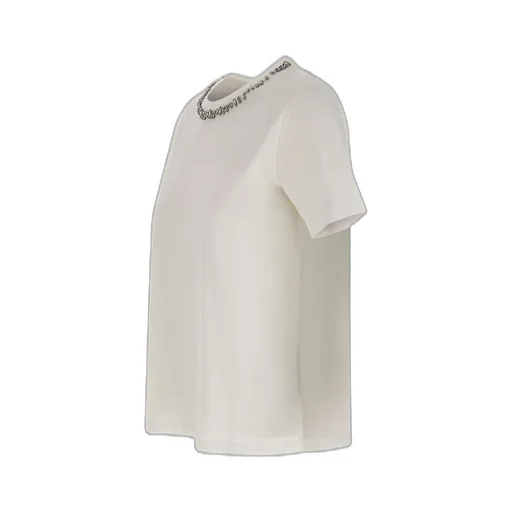 Crystal-Embellished Crew-Neck T-Shirt