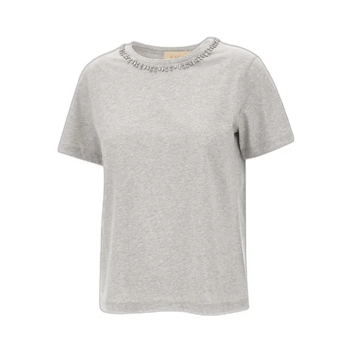 Crystal-Embellished Crew-Neck T-Shirt