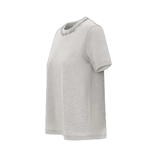 Crystal-Embellished Crew-Neck T-Shirt
