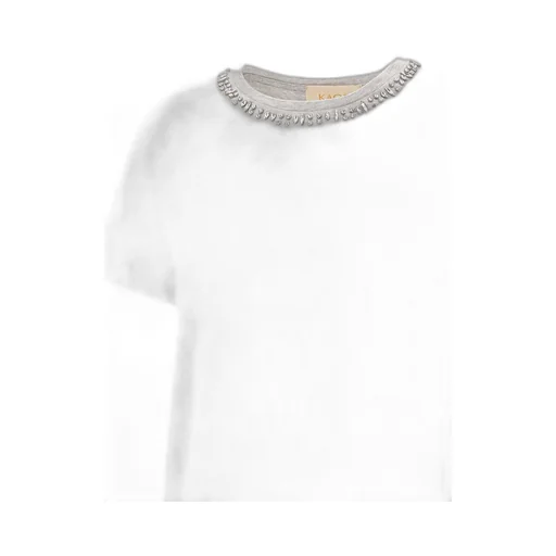Crystal-Embellished Crew-Neck T-Shirt