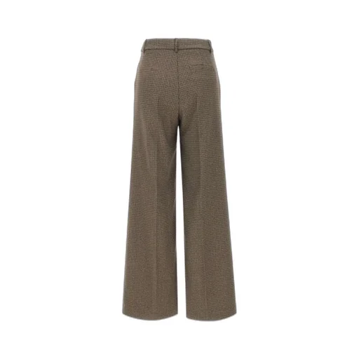 Check-Pattern Trousers