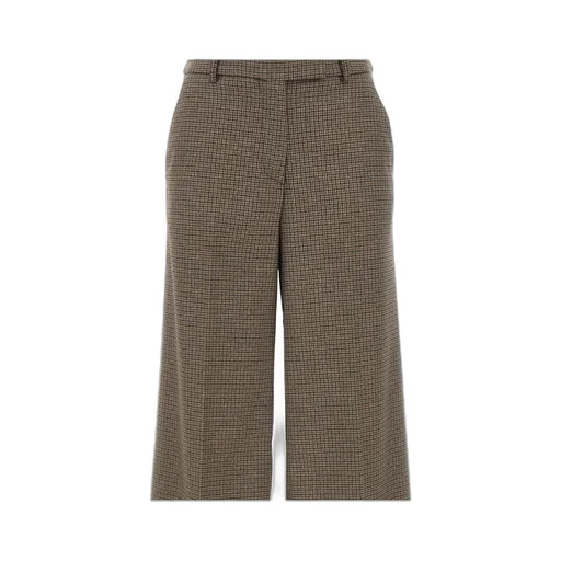 Check-Pattern Trousers