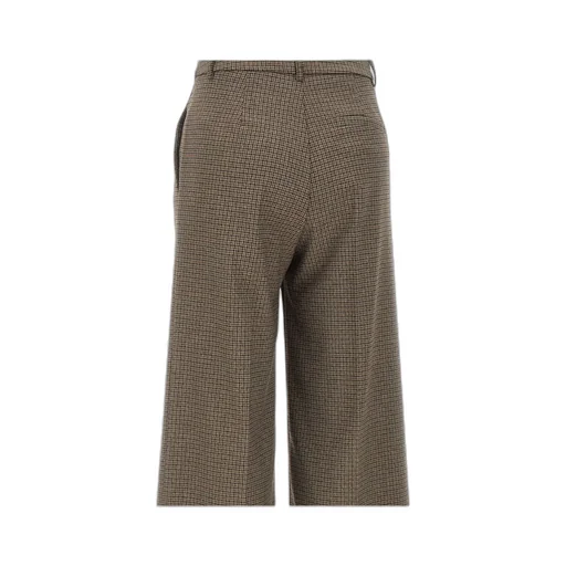 Check-Pattern Trousers