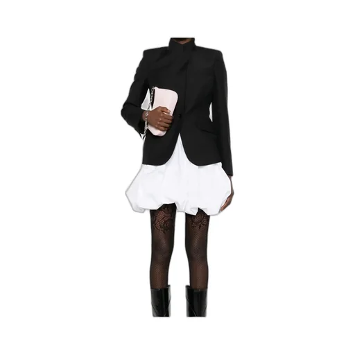 Single-Breasted Tailored Blazer