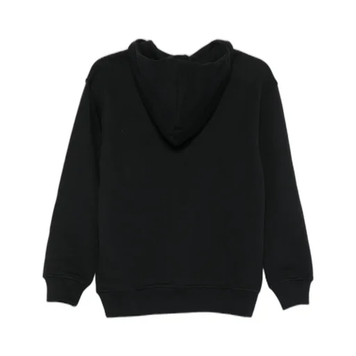 Teddy-Print Cotton Hoodie