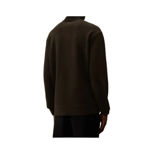 Zip-Fastening Lens-Detail Sweater