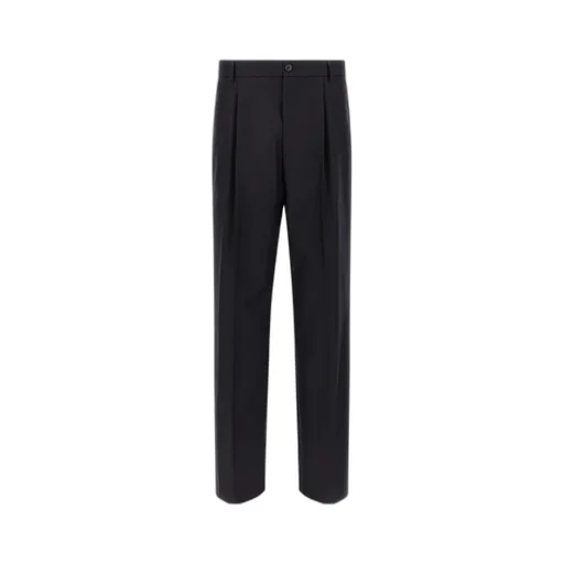 Straight Wool Pants