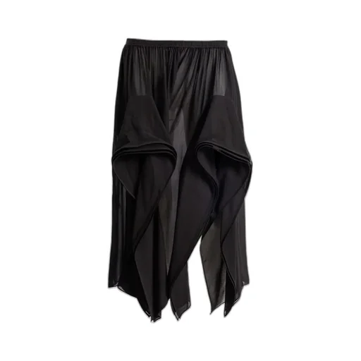 AlaÏA Georgette Ruffle Pants