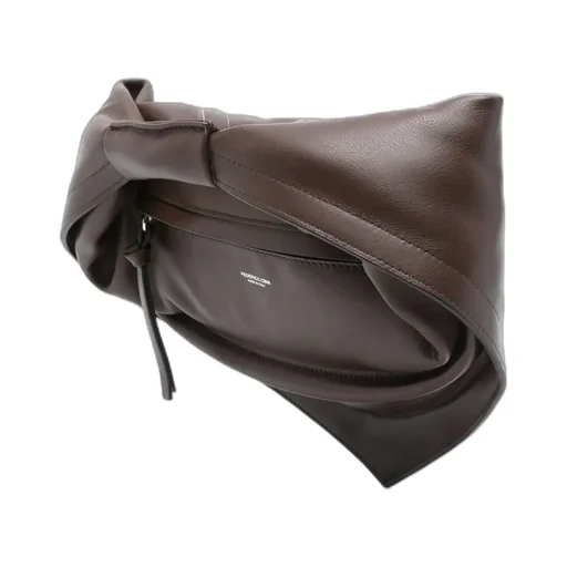 Logo Embossed Shoulder Bag