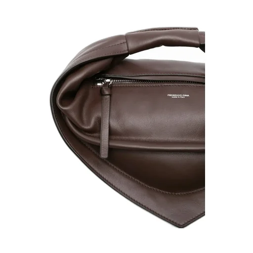 Logo Embossed Shoulder Bag