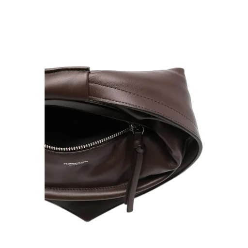 Logo Embossed Shoulder Bag
