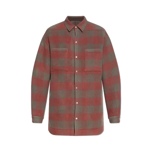 Checked Wool Overshirt