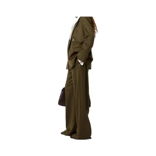 Stella Mccartney Pleat Straight-Leg Pants