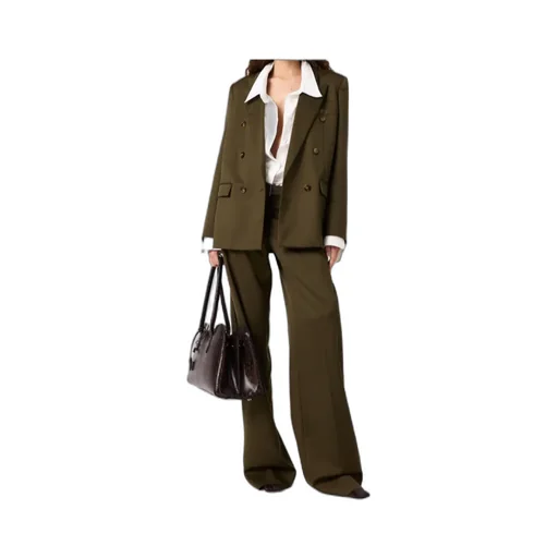 Stella Mccartney Pleat Straight-Leg Pants