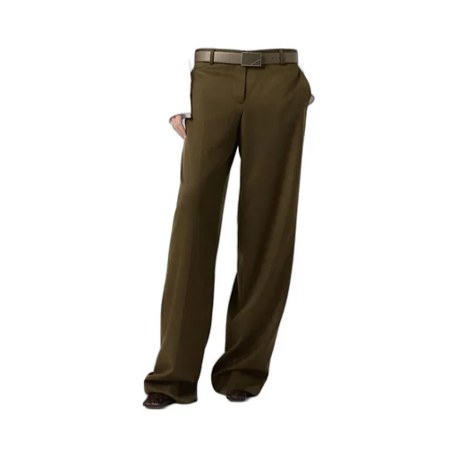 Stella Mccartney Pleat Straight-Leg Pants