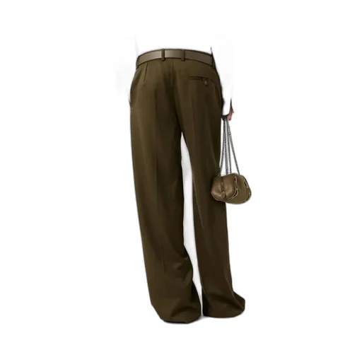 Stella Mccartney Pleat Straight-Leg Pants