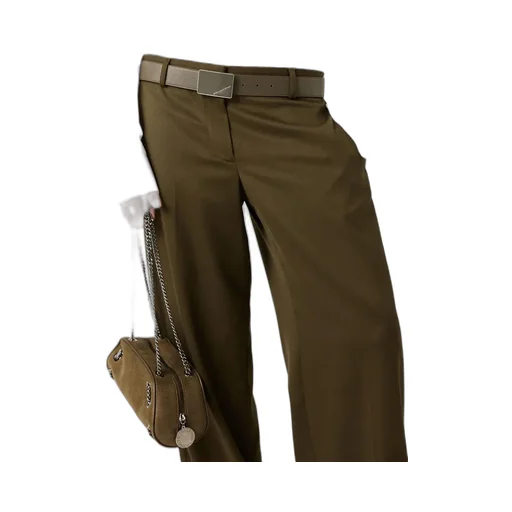 Stella Mccartney Pleat Straight-Leg Pants