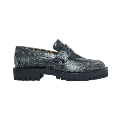 Maison Margiela Taby County Crackled Slip-On Loafers