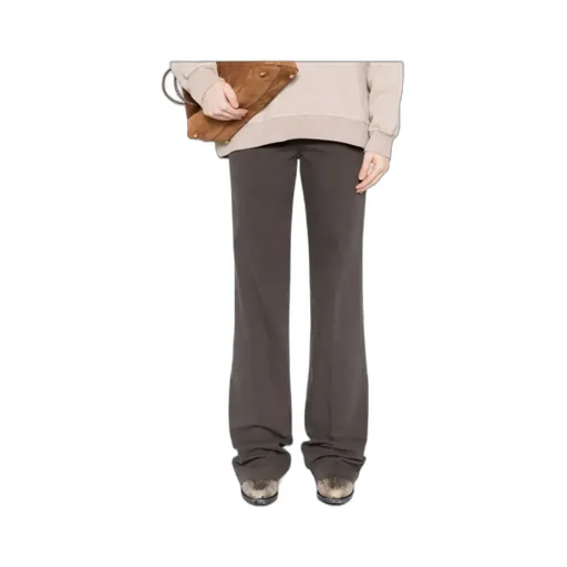 Button-Fly Straight Trousers