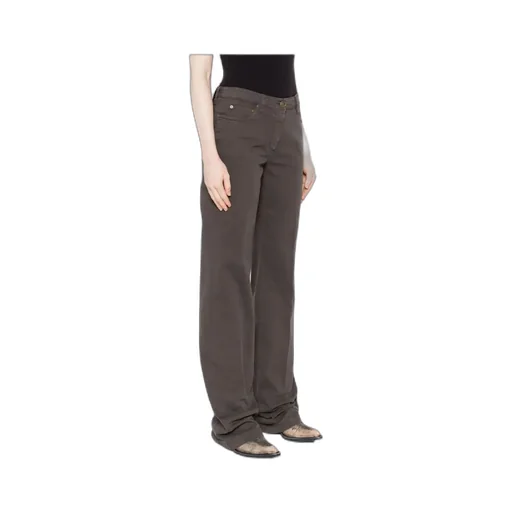 Button-Fly Straight Trousers