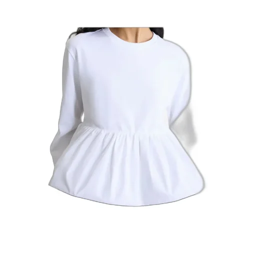 Ruffle-Hem T-Shirt