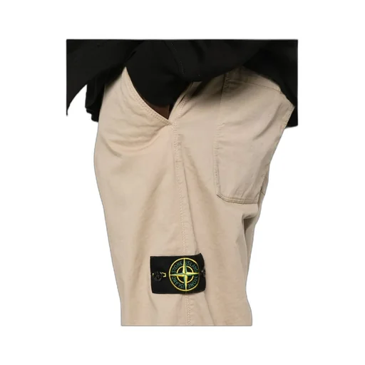 Cargo-Pocket Logo-Patch Trousers
