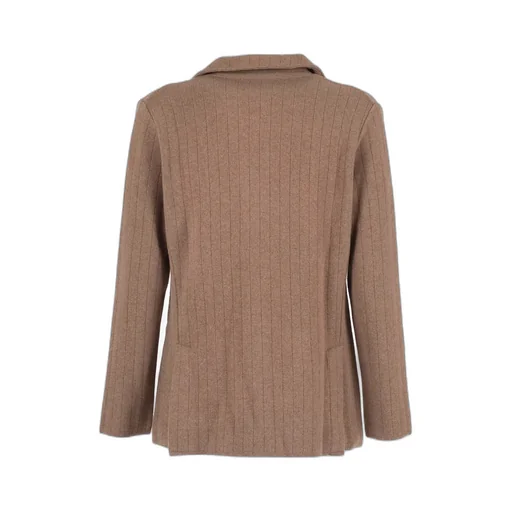 Lardini Ribbed Single Breasted Buttoned Blazer