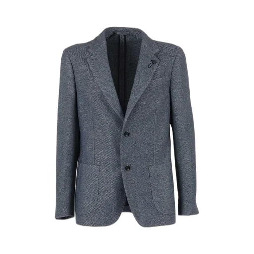 Lardini Single-Breasted V-Neck Jacket