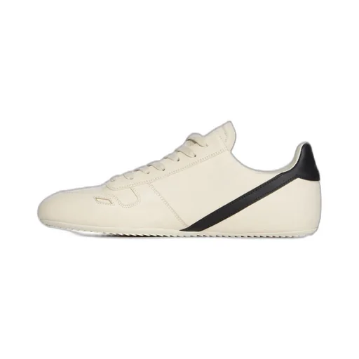 Minimal Sneak Leather Panel Sneakers