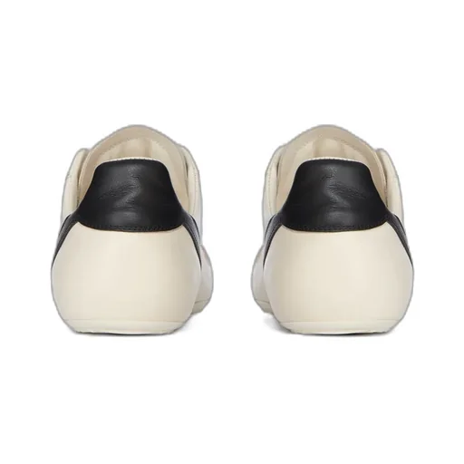 Minimal Sneak Leather Panel Sneakers